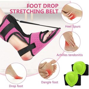 Allecto Plus - Nachtspalk voor plantaire fasciitis met middenvoetbandages, hielspoorbandage en voetpijnverlichting