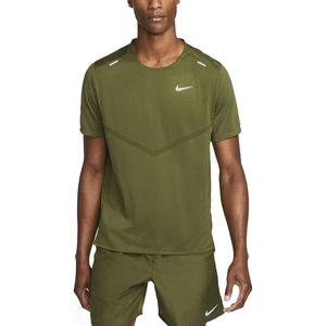 Nike - Dri-FIT Rise 365 - Groen Sportshirt -XL
