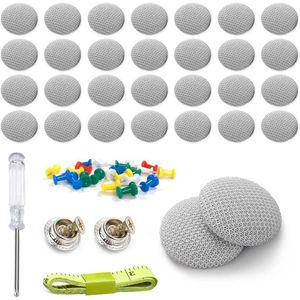 Universele reparatieset voor hemelauto - Klinknagels en knoppen voor dakreparatie (grijs)