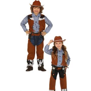 Fiestas Guirca Verkleedpak Cowboy/cowgirl Junior Maat 128-134