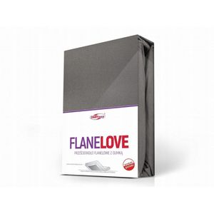 Luxe Flanel Hoeslaken 160x200cm Grijs - Nederlands Product