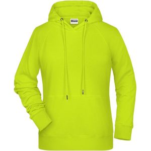 James and Nicholson Dames/dames Raglan Sleeved Hoodie (Zuurgeel)