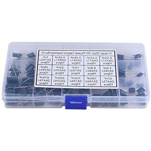 Orivio - Condensatorset 100 V 15 stuks, 0,33 NF-470nF polyester condensatoren assortiment. Ideal voor elektronische componenten.