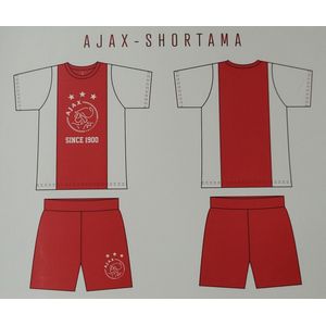 Ajax Shortama maat 164 - 170 - Shirt met broek - Ajax pyjama
