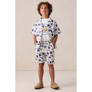 Sissy-Boy - Korte Broek - Wit - Met Print