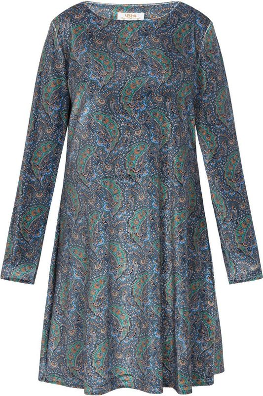 usha FESTIVAL Jurk  blauw / groen / oranje