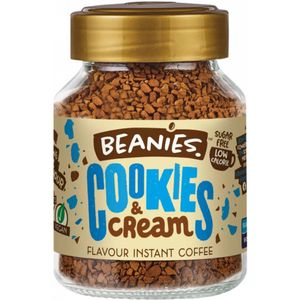 Beanies - instant koffie - cookies & cream - koffie - flavoured - oploskoffie - kerst - kado - koffiegeschenk