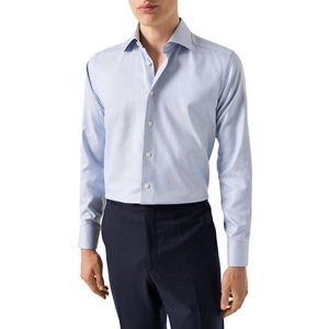 Eton - Zakelijk Overhemd - Lichtblauw - Contemporary Fit - Cutaway Boord