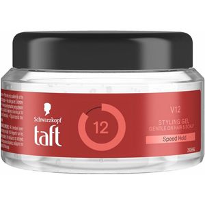 Taft - V12 - Styling Gel - Supersnelle fixatie - 250 ml - 1 stuk