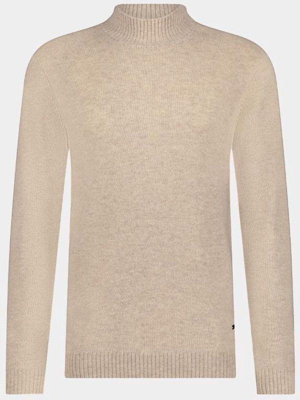 Born With Appetite - Gregg Pull Mockneck - Coltrui - Blauw - 100% Wol