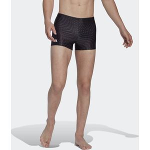 adidas Performance Allover Graphic Zwemboxer - Heren - Zwart- S