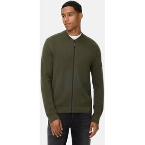 camel active Vest in bomberstijl - Maat menswear-S - Bosgroen