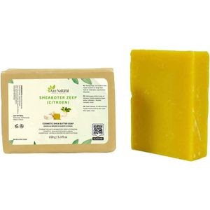 Tamale Sheaboter Zeep 150g – Citroen – 100% Natuurlijke Shea Butter Soap – Fris, Reinigend & Voedend – Handgemaakte Kwaliteit