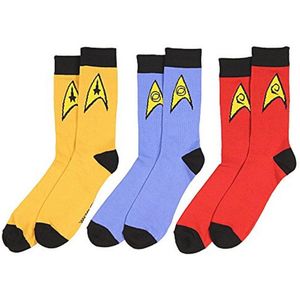 Star Trek Uniform Sokken voor Volwassenen - Set van 3 of Individueel