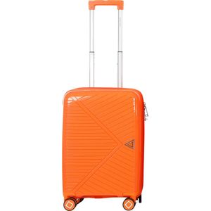 A To Z Traveller Caïro - Handbagage 54cm - Polypropyleen - 35L - Oranje - TSA Slot