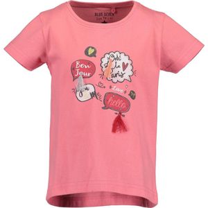 Blue Seven - Meisjes - Roze t-shirt - Maat 98