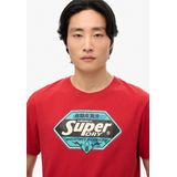 Superdry - Gasoline Graphic Relaxed T-shirt - Katoen - Korte Mouwen