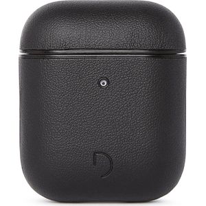 DECODED Airpods hoesje – Geschikt voor AirPods 1 / 2 Full Grain Leer (Zwart)