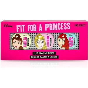 Disney Princess Set van 3 Lippenbalsem - Lipgloss - Lipbalsem - Ariel - Doornroosje - Aurora - Belle- Meisjes