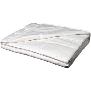 iSleep Cotton Washable Zomerdekbed - 100% Katoen - Eenpersoons - 140x220 cm - Wit
