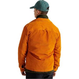 SUPERDRY Shorebreak Lange Mouwen Overhemd Heren - Sunbaked Orange Cord - XL