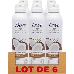 Dove Nourishing Secret Body lotion Spray - Coconut Oil & Almond Milk - Voordeelverpakking 6 Stuks