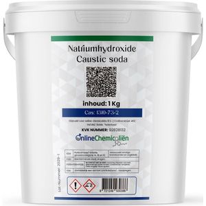 Online - Natriumhydroxide - Ontstopper - 1kg - Caustic Soda - Hoge Kwaliteit