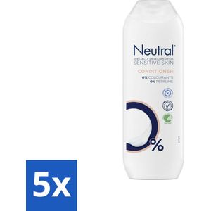 5 x Neutral Conditioner Parfumvrij 250 ml - Milde Conditioner - PH-huidneutraal - Haarverzorging - Haar Conditioner