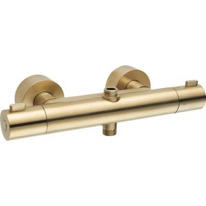 Ben Lavion1 douche thermostaatkraan t.b.v. Ben Lavion regendoucheset geborsteld messing pvd
