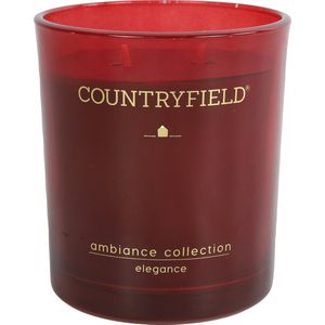 Countryfield Geurkaars Elegances-sAmbiance Collection |Warm Roods-sØ9 cm