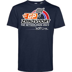 T-shirt Teller GP Zandvoort The Netherlands 2023 | Formule 1 fan | Max Verstappen / Red Bull racing supporter | Navy | maat XS