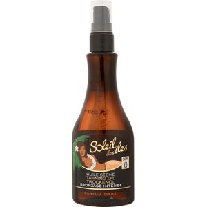 Soleil des Îles - Droge Zonneolie met Monoï de Tahiti – Soleil des Îles – Snelle, Intense Bruining – 150ml – Zonnebrandolie Zonder Plakken