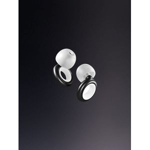 Orbi Atmos - Oordopjes Slapen & Festival - 22dB Reductie - Doorzichtige Eartips - Obsidian Editie