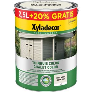 Xyladecor Tuinhuis Color - Witte Jasmijn - 3 L