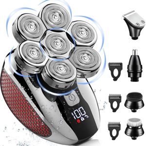 White-Label® Skull Shaver - Scheerapparaat Mannen - Bodygroomer - Trimmer - Zwart