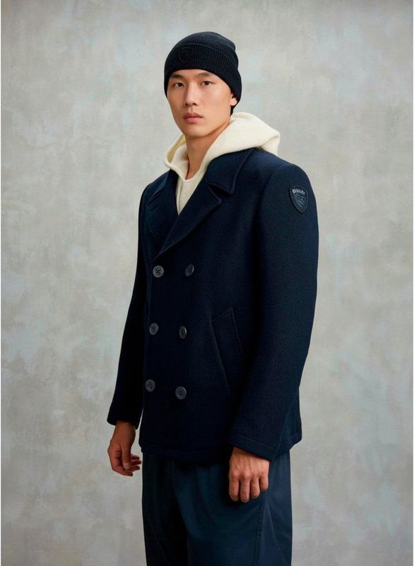 Blauer - Peacoat Chopin - Cabanjack - Marineblauw - Wolmix