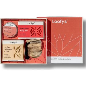 Luxe Cadeauset Grapefruit – Body Bar - Body Lotion - Scrub - Duurzaam - Vegan & Plasticvrij Verzorgingspakket