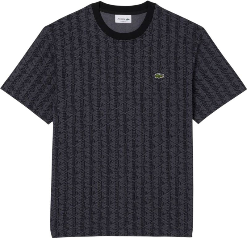 Lacoste - T-shirt - Regular Fit - Puur Katoen - All-over Motief