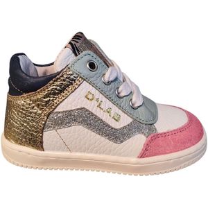 Develab - 44398-459 - Halfhoge Schoen - Roze, Multi - Leder