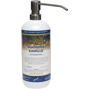 Shampoo Kamille - 1 liter met zilveren pomp - Haarverzorging