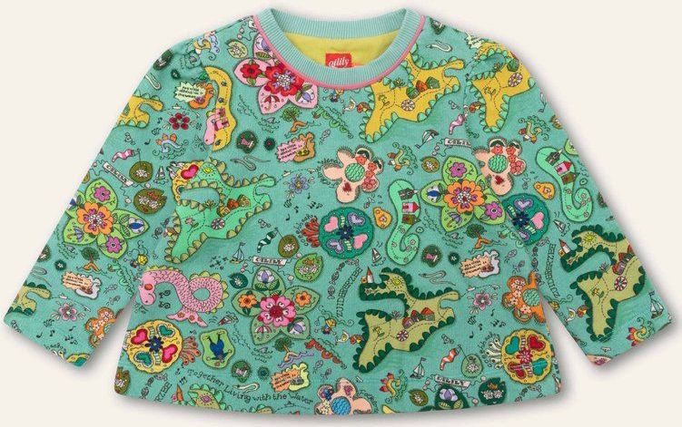 Oilily - Hikky sweater - Groen - 104/4yr
