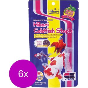 Hikari Staple Goldfish Baby - Vissenvoer - 6 x 100 g