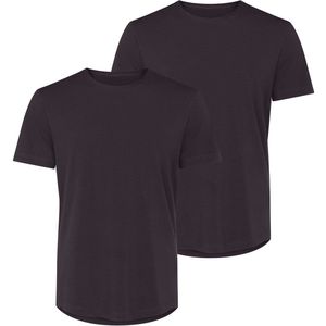 SLOGGI - Onderhemd - Antraciet - 2 Pack - Normale Pasvorm - Ronde Hals