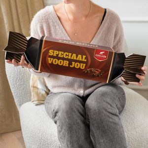 XXL Giant Chokotoff 2.5 kg - ""Speciaal voor Jou"" - Gigantisch Chokotoff cadeau - 2500 gram Côte d'Or Chokotoff chocolade snoepjes met boodschap