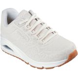 Sneakers - Offwhite - Vetersluiting - Sleehak - Laag