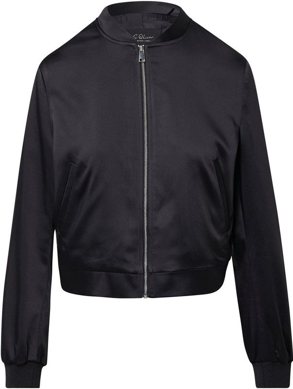 s.Oliver BLACK LABEL - Blouson - Effen - Regular Fit - Satijn
