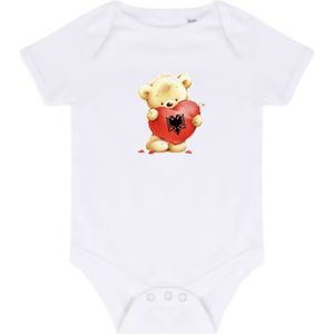 Baby romper Albania | Albanie | Albanese adelaar | baby Albania | 6 - 12 maanden