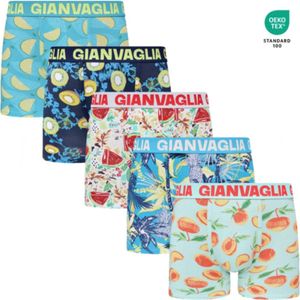 GIANVAGLIAÂ® Deluxe 5-Pack GVG-5083 Heren Katoenen Boxershort M