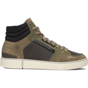 G-Star Raw Ravond Ii Mid Lea M Hoge sneakers - Leren Sneaker - Heren - Groen - Maat 41