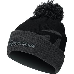TaylorMade Bobble Beanie - Zwart